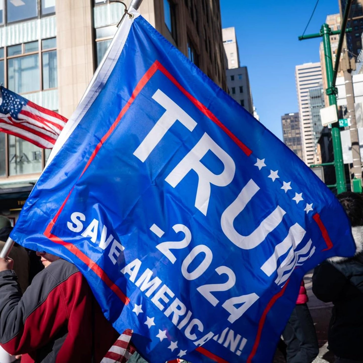 Unique America Trump 2024 Supporter Kit | Trump 2024 Flag | Trump 2024 Hat | Trump Flag | Trump Hat | Trump | Trump Gifts | Trump Flags | Trump Merch|, One Size