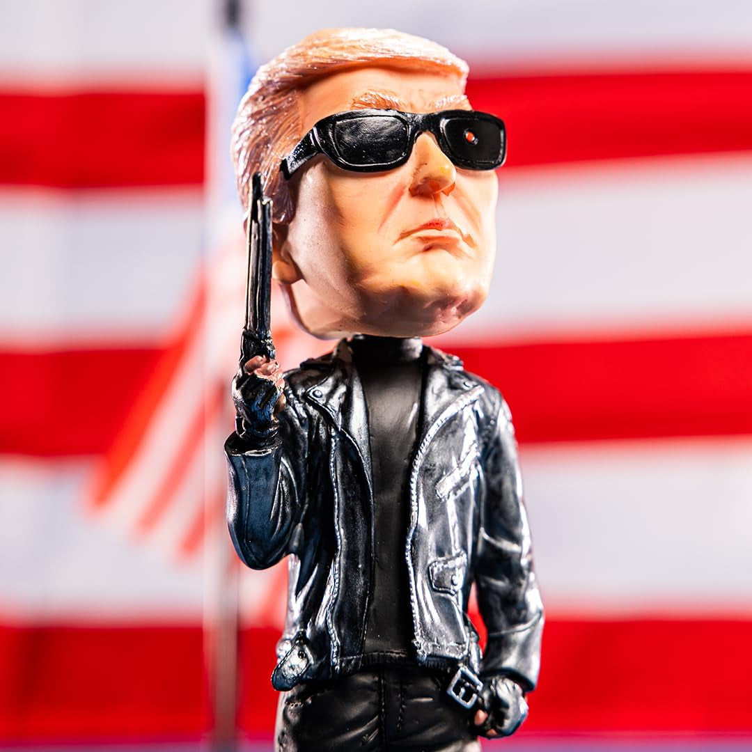 Donald Trump Collectibles -  the Trumpinator: Donald Trump 2024 Bobblehead for Trump Supporters and Patriotic Americans | the #1 Trump Gifts